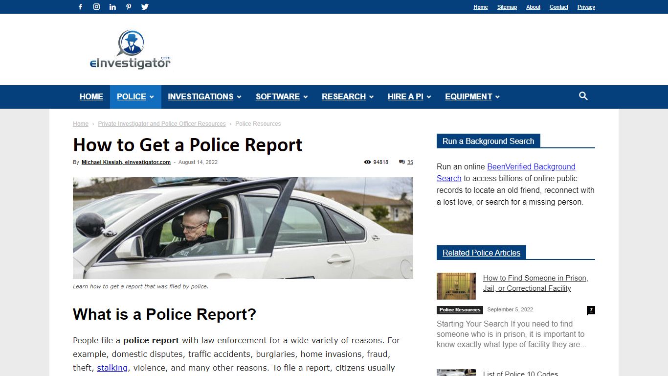 How to Obtain a Police Report and Law Enforcement Records